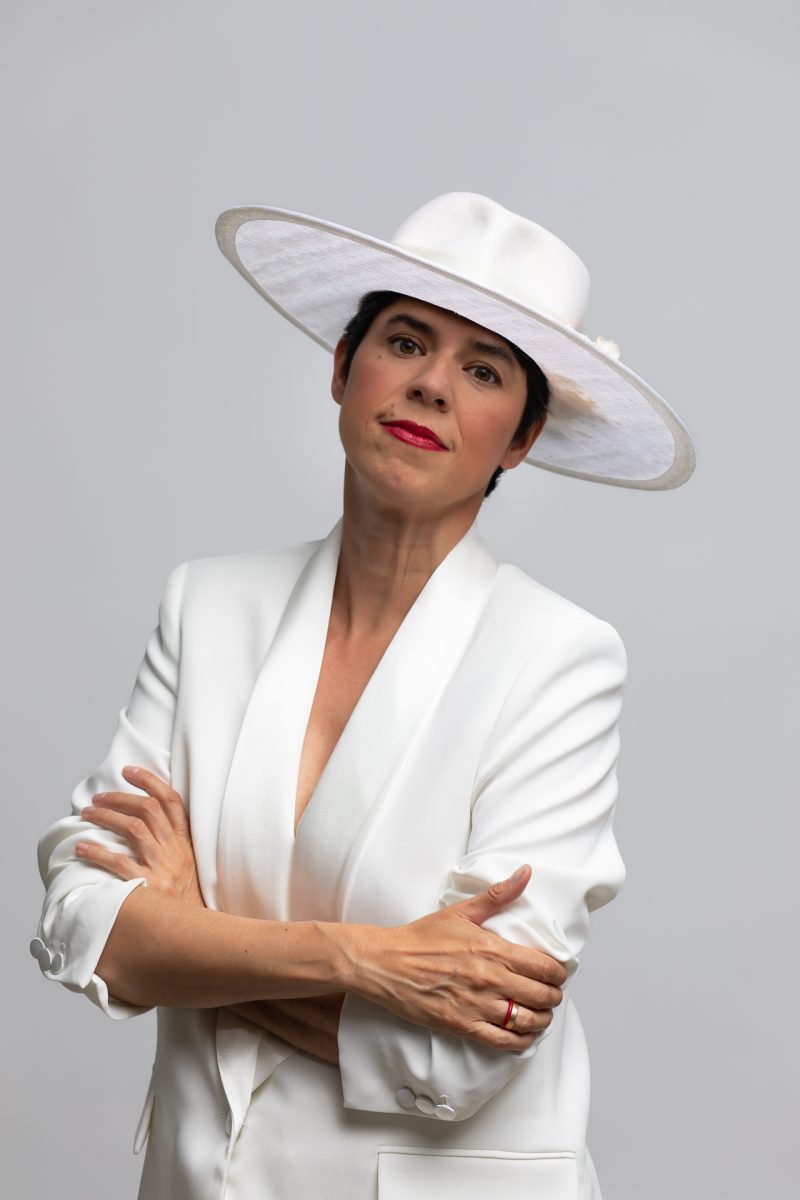 Fedora claraele sombrero novia 1